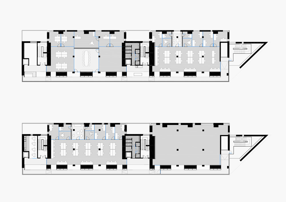 Fraunhofer Offices - Floor plans