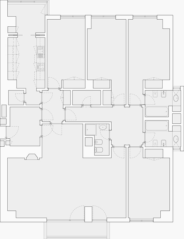 Palma Apartment - Previous layout plan